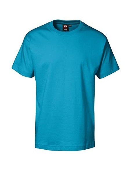 Camiseta de algodón azul cian (160 gr.)