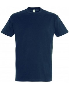 Camiseta de algodón Imperial azul marino M/C