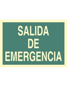 SEÑAL SALIDA DE EMERGENCIA