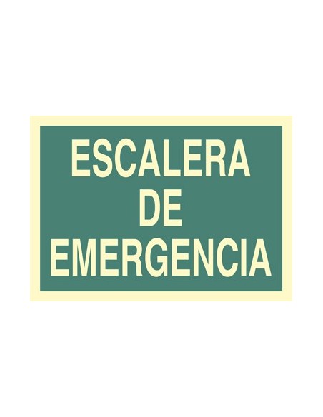 SEÑAL ESCALERA DE EMERGENCIA