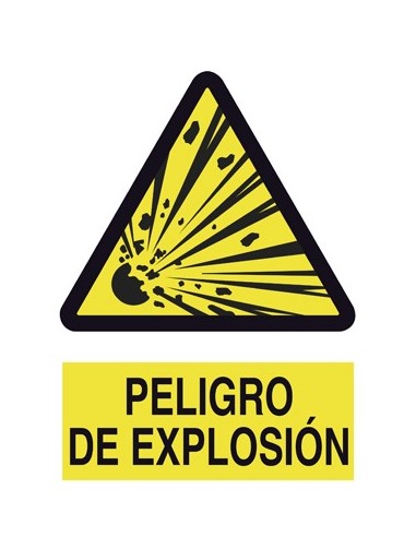 SEÑAL PELIGRO DE EXPLOSION A05