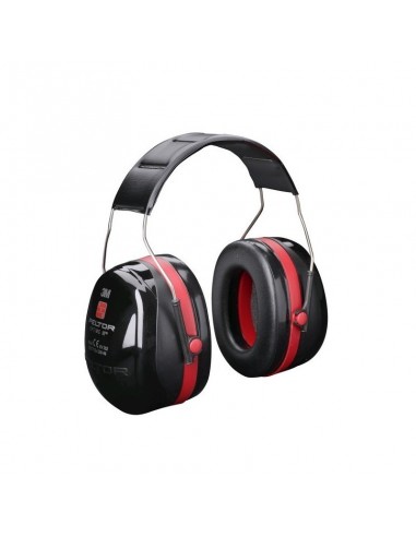 Auricular Peltor H540A Optime III (cabeza) rojo/negro
