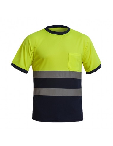 Camiseta Cooldry A.V. amarillo/marino Adeepi